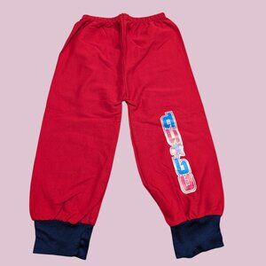 Pepco Full length Soft Cotton Red Dumbo Ankle Cuffed Joggers Pants NWOT